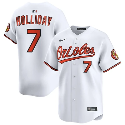 Jackson Holliday Youth Nike  White Baltimore Orioles Home Custom Limited Jersey
