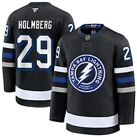 Pontus Holmberg Men's Fanatics Black Tampa Bay Lightning Alternate Premium Custom Jersey