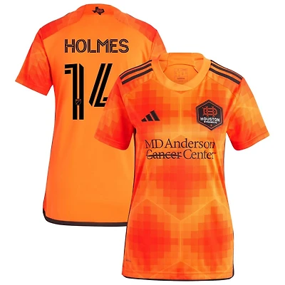 Duane Holmes Women's adidas Orange Houston Dynamo FC 2023 El Sol Replica Custom Jersey