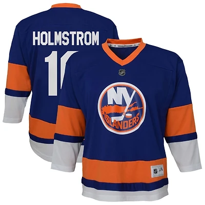 Simon Holmstrom Youth Royal New York Islanders Home Replica Custom Jersey