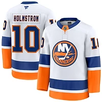 Simon Holmstrom Men's Fanatics White New York Islanders Away Premium Custom Jersey