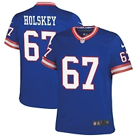 Reid Holskey Youth Nike Royal New York Giants Classic Custom Game Jersey