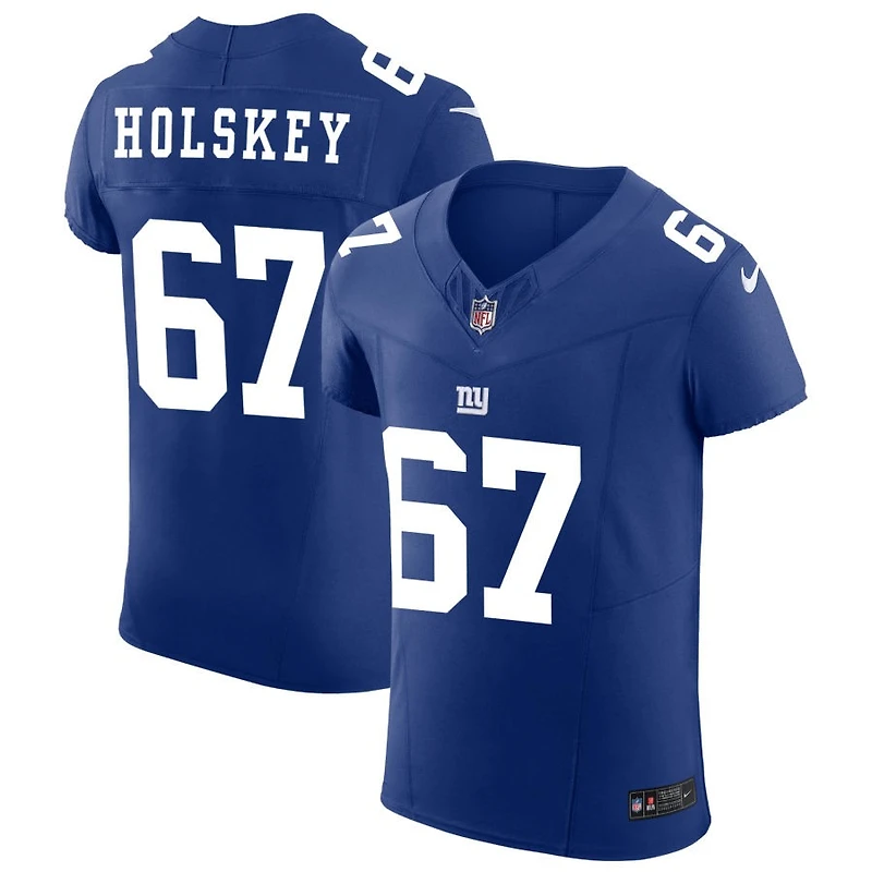 Reid Holskey Men's Nike Royal New York Giants Vapor F.U.S.E. Elite Custom Jersey