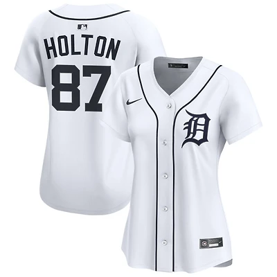 Tyler Holton Women's Nike  White Detroit Tigers Home Limited Custom Jersey
