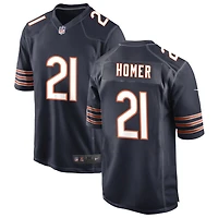 Travis Homer Men's Nike Navy Chicago Bears Custom Game Jersey
