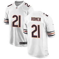Travis Homer Men's Nike White Chicago Bears Custom Game Jersey