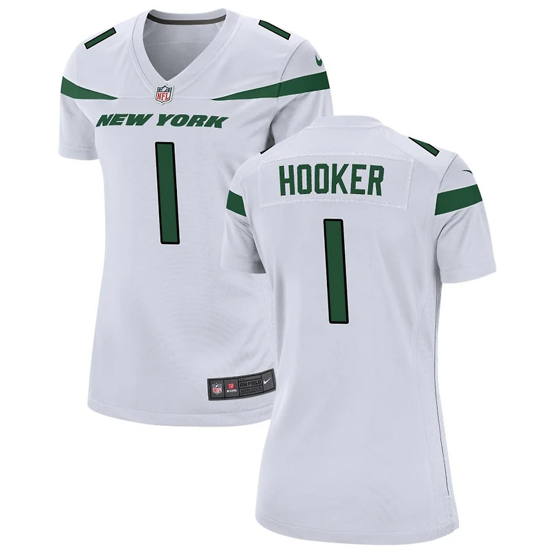 Hendon Hooker Women's Nike White New York Jets Custom Game Jersey