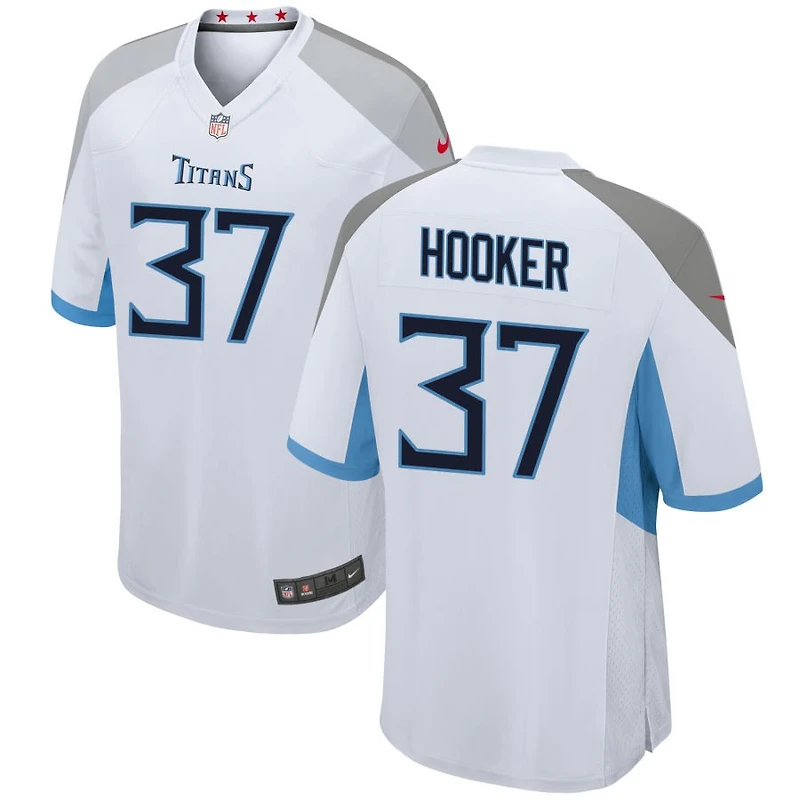 Amani Hooker Men's Nike White Tennessee Titans Custom Game Jersey