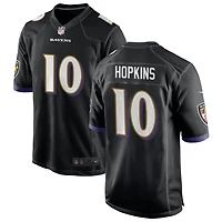 DeAndre Hopkins Men's Nike Black Baltimore Ravens Alternate Custom Game Jersey