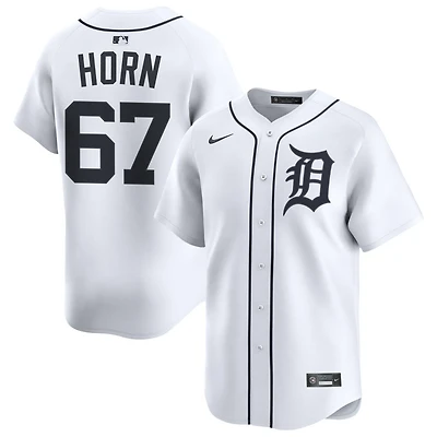 Bailey Horn Men's Nike White Detroit Tigers Home Limited Custom Jersey