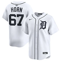 Bailey Horn Men's Nike White Detroit Tigers Home Limited Custom Jersey