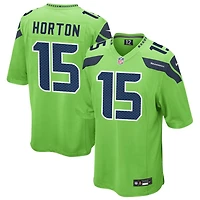 Tory Horton Men's Nike Neon Green Seattle Seahawks Alternate Custom Game Jersey