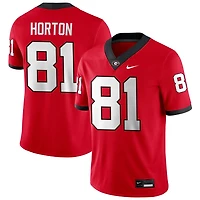 Josh Horton Men's Nike Red Georgia Bulldogs NIL Pick-A-Player Game Jersey