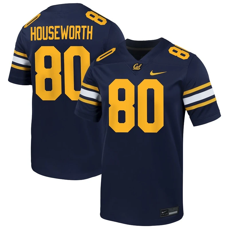 Jake Houseworth Men's Nike Navy Cal Bears NIL Pick-A-Player Football Game Jersey