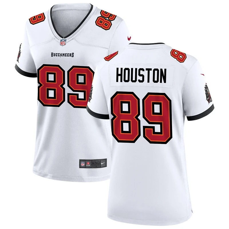 Dennis Houston Women's Nike Tampa Bay Buccaneers White Custom Game Jersey