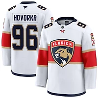 Mikulas Hovorka Men's Fanatics White Florida Panthers Away Premium Custom Jersey