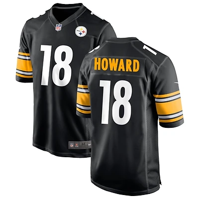 Will Howard Men's Nike Black Pittsburgh Steelers Custom Game Jersey