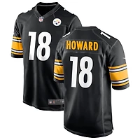 Will Howard Men's Nike Black Pittsburgh Steelers Custom Game Jersey