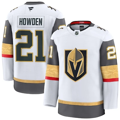 Brett Howden Men's Fanatics White Vegas Golden Knights Away Premium Custom Jersey