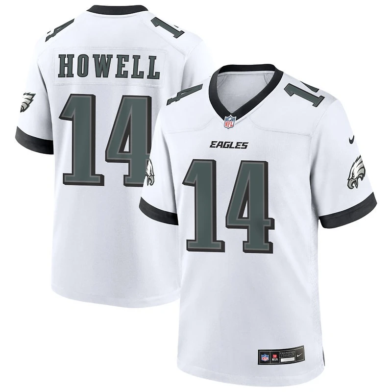 Sam Howell Men's Nike White Philadelphia Eagles Custom Game Jersey