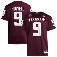 Cashius Howell Men's adidas  Maroon Texas A&M Aggies NIL Pick-A-Player Home Premier Football Jersey