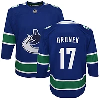 Filip Hronek Youth Blue Vancouver Canucks Premier Custom Jersey