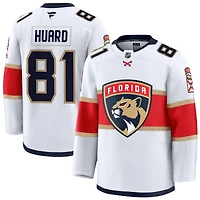 Colton Huard Men's Fanatics White Florida Panthers Away Premium Custom Jersey