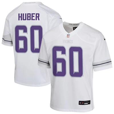 Joe Huber Youth Nike White Minnesota Vikings Alternate Custom Game Jersey