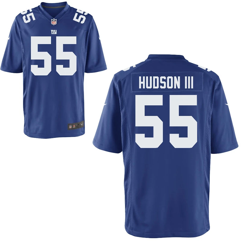 James Hudson III Youth Nike Royal New York Giants Custom Game Jersey