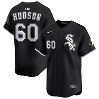 Bryan Hudson Men's Nike Black Chicago White Sox Alternate Limited Custom Jersey