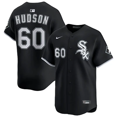 Bryan Hudson Men's Nike Black Chicago White Sox Alternate Limited Custom Jersey