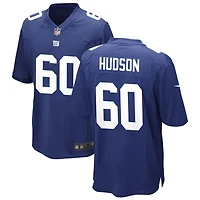 Bryan Hudson Men's Nike Royal New York Giants Custom Game Jersey