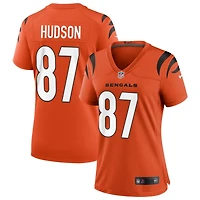 Tanner Hudson Women's Nike Orange Cincinnati Bengals Alternate Game Custom Jersey
