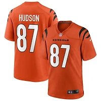 Tanner Hudson Youth Nike Orange Cincinnati Bengals Alternate Game Custom Jersey