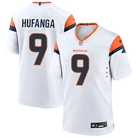 Talanoa Hufanga Men's Nike White Denver Broncos Custom Game Jersey