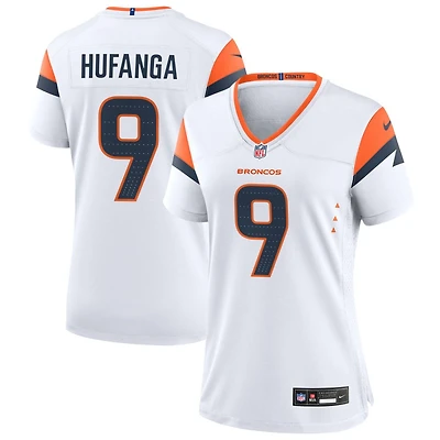 Talanoa Hufanga Women's Nike  White Denver Broncos Mile High Collection Custom Game Jersey