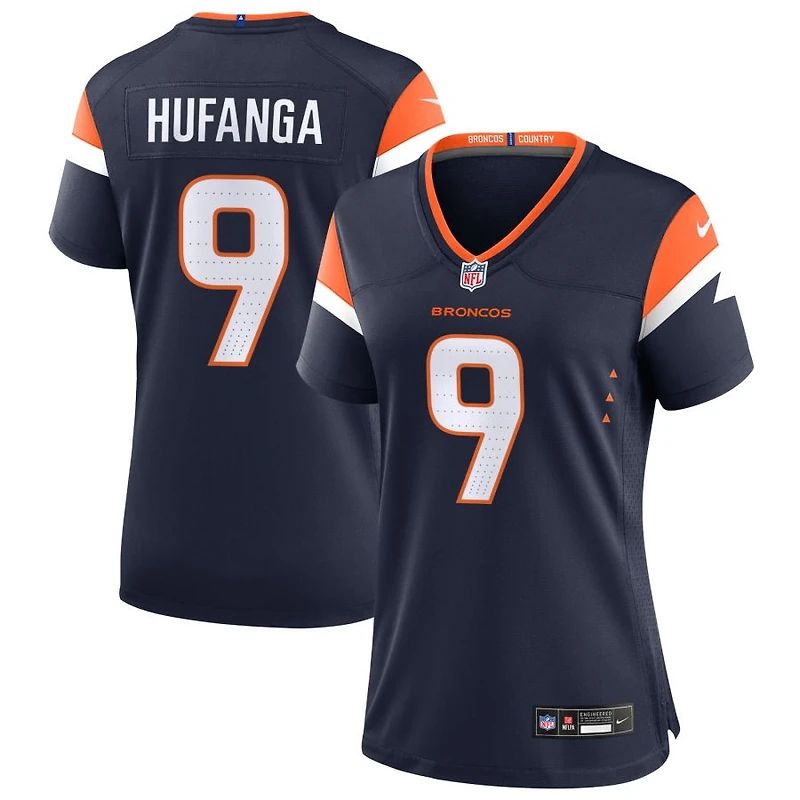 Talanoa Hufanga Women's Nike  Navy Denver Broncos Alternate Mile High Collection Custom Game Jersey