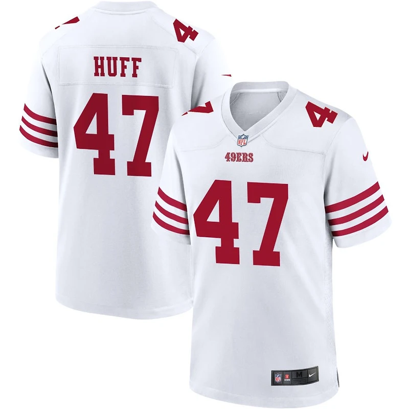 Bryce Huff Men's Nike White San Francisco 49ers Game Custom Player Jersey