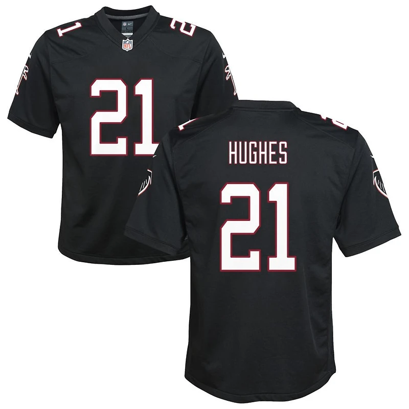 Mike Hughes Youth Nike Black Atlanta Falcons Throwback Custom Game Jersey