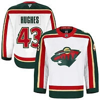 Quinn Hughes Men's Fanatics  White Minnesota Wild 25th Anniversary Authentic Pro Custom Jersey