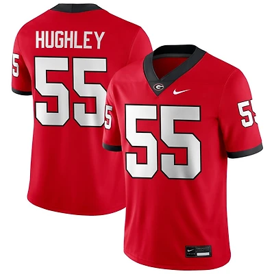 Bo Hughley Men's Nike Red Georgia Bulldogs NIL Pick-A-Player Game Jersey