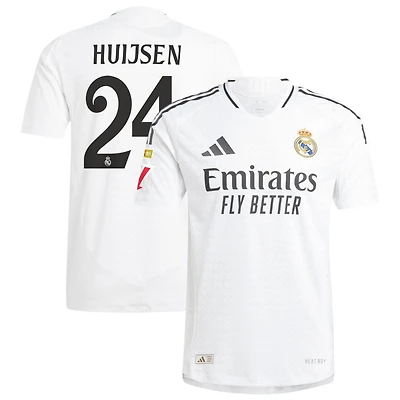 Dean Huijsen Men's adidas  White Real Madrid 2024/25 Home Authentic Custom Jersey