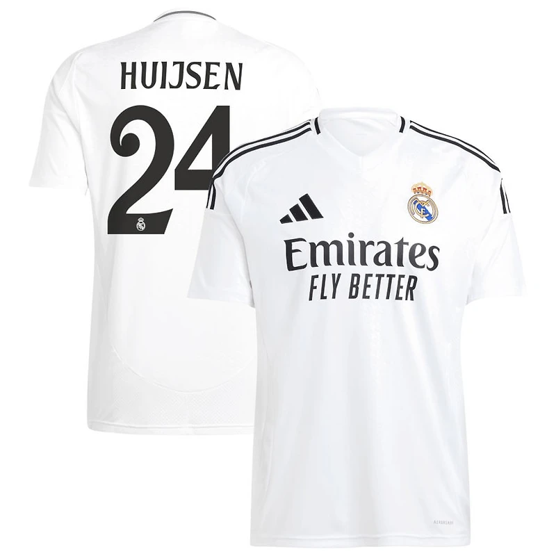 Dean Huijsen Men's adidas  White Real Madrid 2024/25 Home Replica Custom Jersey