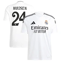 Dean Huijsen Men's adidas  White Real Madrid 2024/25 Home Replica Custom Jersey