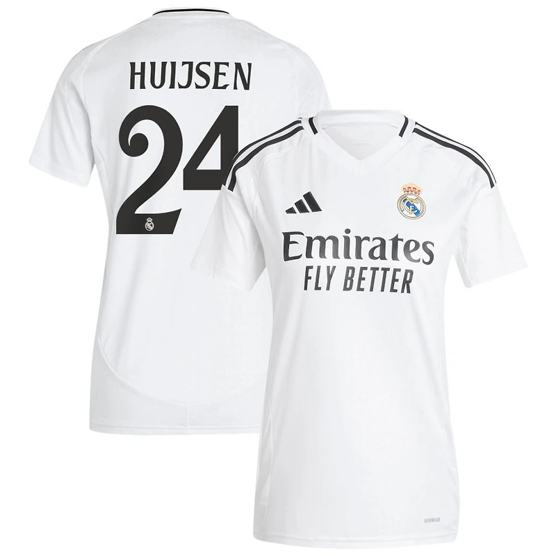 Dean Huijsen Women's adidas White Real Madrid 2024/25 Home Replica Custom Jersey