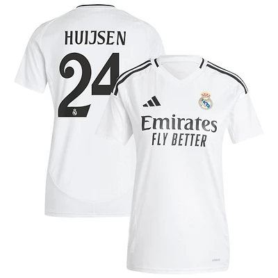 Dean Huijsen Women's adidas  White Real Madrid 2024/25 Home Replica Custom Jersey
