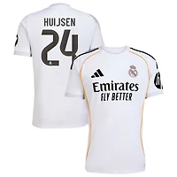 Dean Huijsen Men's adidas White Real Madrid 2025/26 Home Replica Custom Jersey