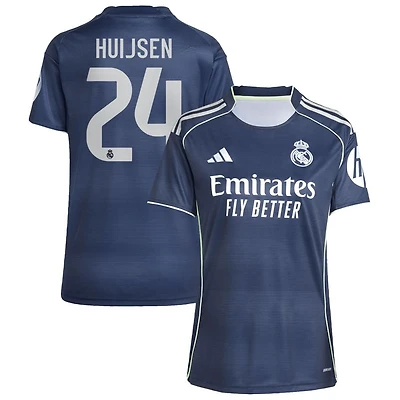 Dean Huijsen Women's adidas Blue Real Madrid 2025/26 Away Replica Custom Jersey
