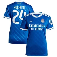 Dean Huijsen Women's adidas  Blue Real Madrid 2025/26 Third Replica Custom Jersey