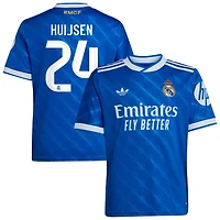 Dean Huijsen Youth adidas  Blue Real Madrid 2025/26 Third Replica Custom Jersey